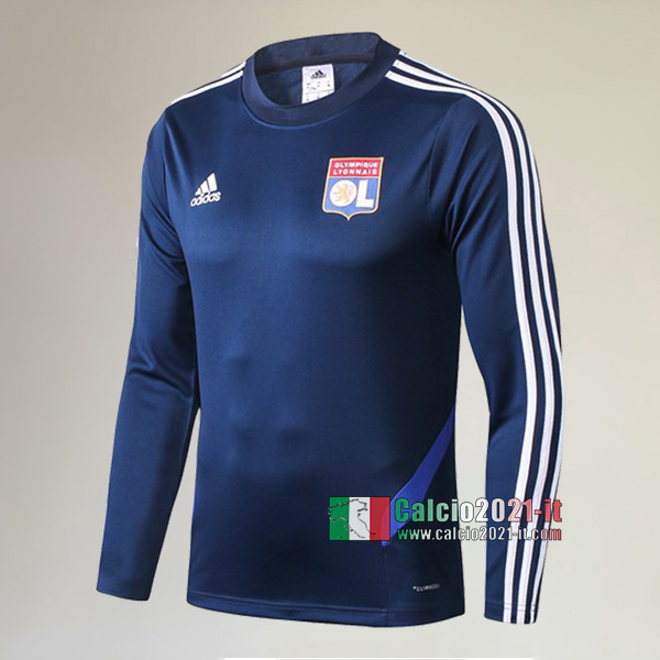 Track Top| Nuove Del Lione OL Felpa Sportswear Azzurra Thailandia 2019-2020