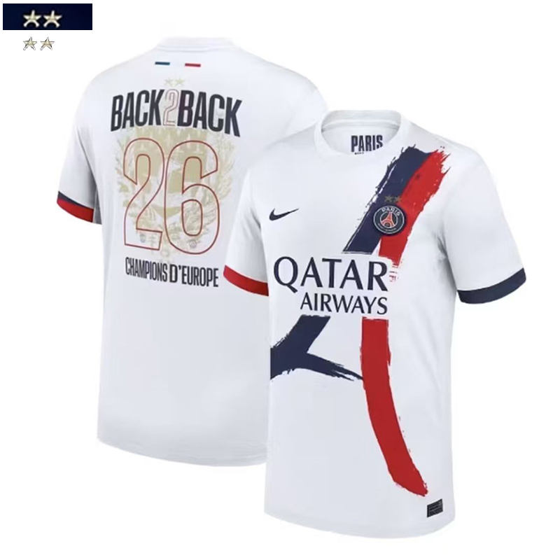 PSG Maglia Calcio Seconda 26 # Champions BACK2BACK Uomo 2025 26