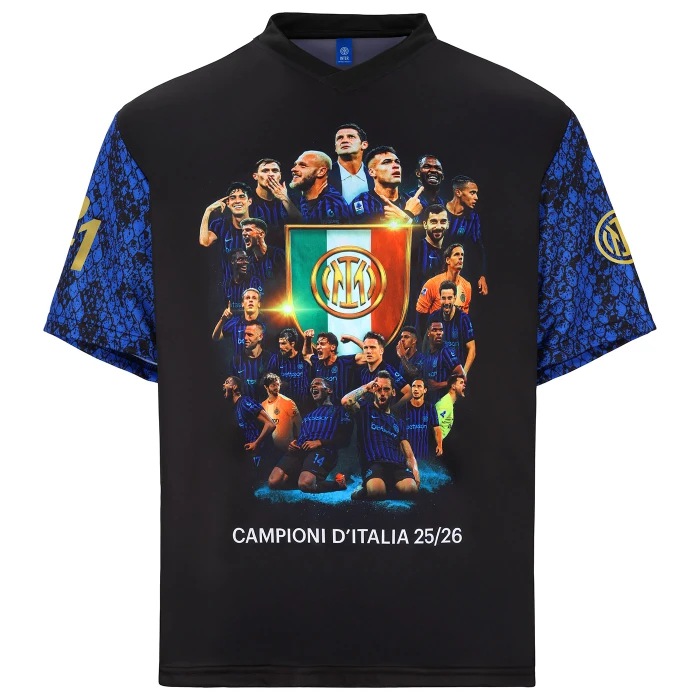 Maglia Calcio Inter Milan Uomo Campioni d'Italia 25/26 Maglia Calcio Inter Milan Uomo Campioni d'Italia 25/26