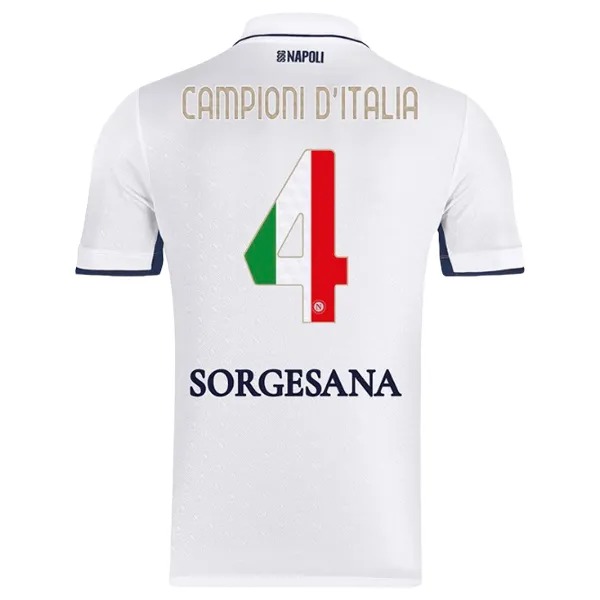 Maglia Calcio CAMPIONI D'ITALIA Nap0li Seconda Uomo 24 25