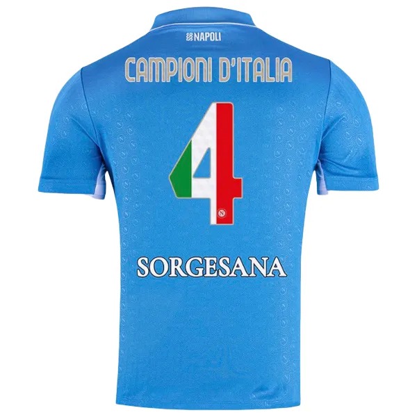 Maglia Calcio CAMPIONI D'ITALIA Nap0li Prima Uomo 24 25
