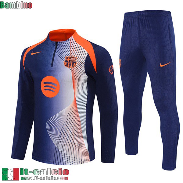 Kit: Tute Sportive Uomo Barcellona Bambini 25 26 C903
