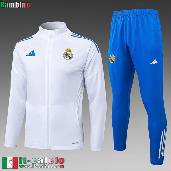 Kit: Full-Zip Giacca Real Madrid Bambini 25 26 C912