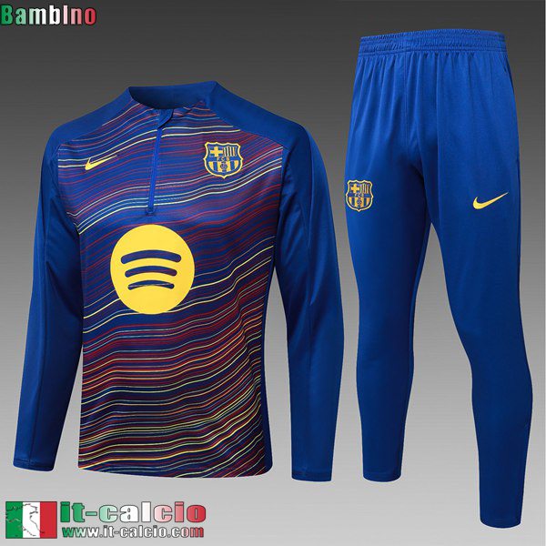 Kit: Tute Sportive Uomo Barcellona Bambini 25 26 C937