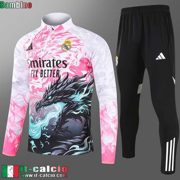 Kit: Tute Sportive Uomo Real Madrid Bambini 25 26 C940