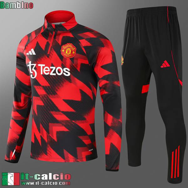 Kit: Tute Sportive Uomo Manchester United Bambini 25 26 C941