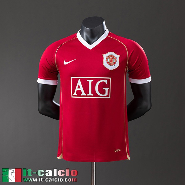 Retro Maglie Calcio Manchester United Prima Uomo 06 07 FG1014