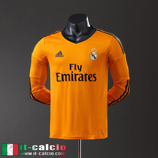 Retro Maglie Calcio Real Madrid Terza Uomo Manga Larga 13 14 FG1033