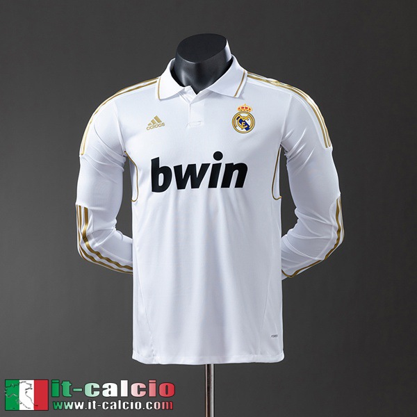 Retro Maglie Calcio Real Madrid Prima Uomo Manga Larga 11 12 FG1041