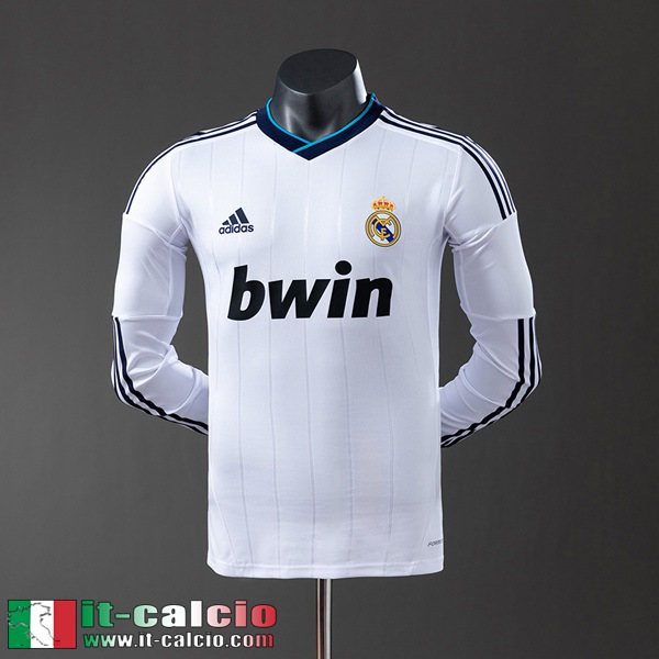 Retro Maglie Calcio Real Madrid Prima Uomo Manga Larga 12 13 FG1042