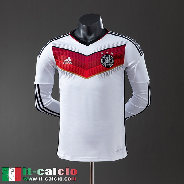 Retro Maglie Calcio Germania Prima Uomo Manga Larga 2014 FG1054
