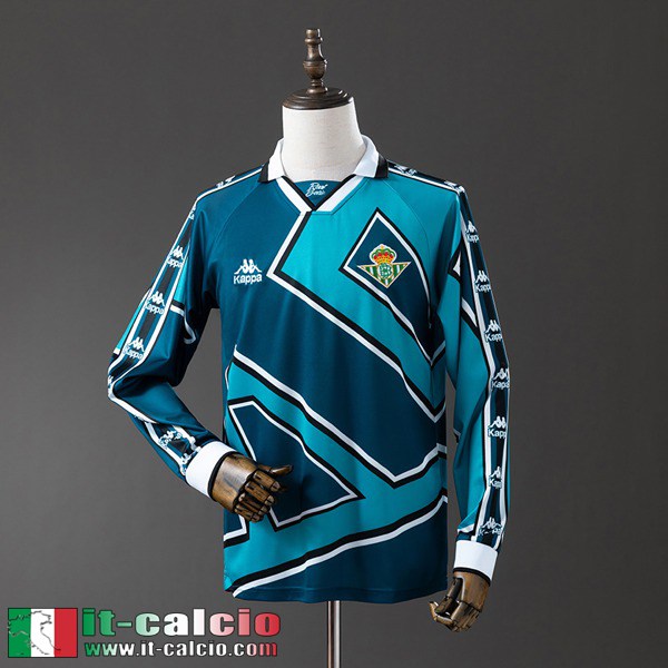 Retro Maglie Calcio Real Betis Seconda Uomo Manga Larga 95 97 FG1070