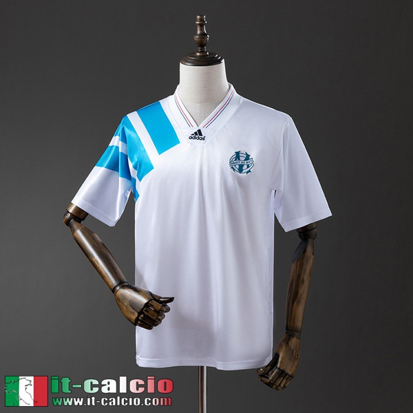 Retro Maglie Calcio Marsiglia Prima Uomo 92 93 FG1110