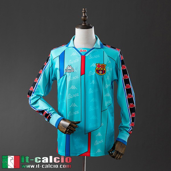 Retro Maglie Calcio Barcellona Seconda Uomo Manga Larga 95 97 FG1118
