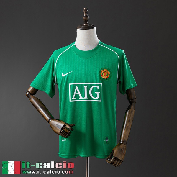 Retro Maglie Calcio Manchester United Portieri Uomo 07 08 FG1131