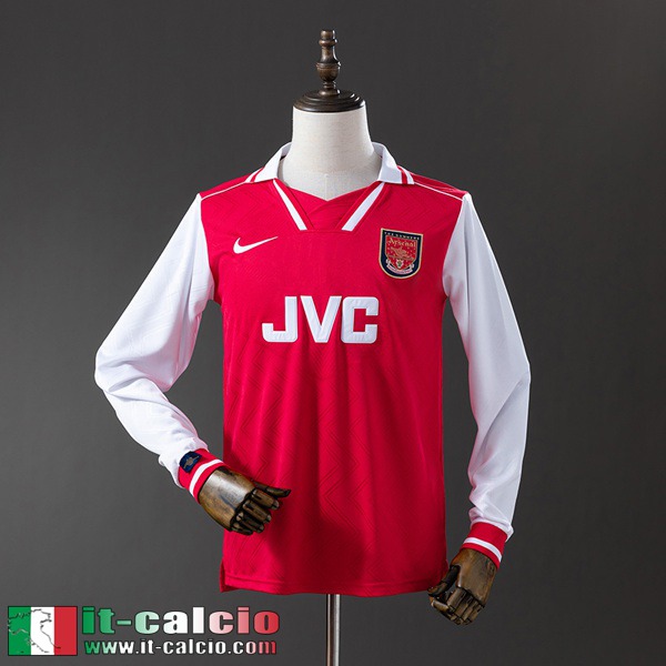 Retro Maglie Calcio Arsenal Prima Uomo Manga Larga 96 97 FG1147