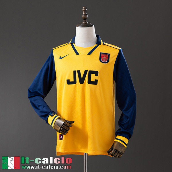Retro Maglie Calcio Arsenal Seconda Uomo Manga Larga 96 97 FG1149
