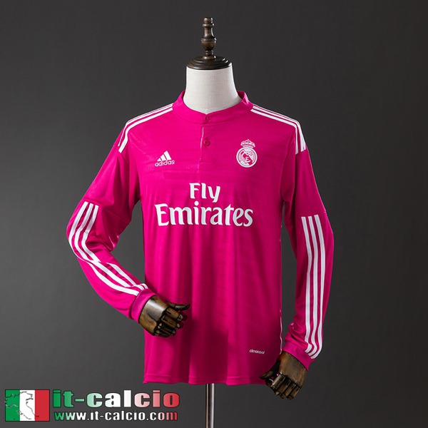 Retro Maglie Calcio Real Madrid Seconda Uomo Manga Larga 14 15 FG1153