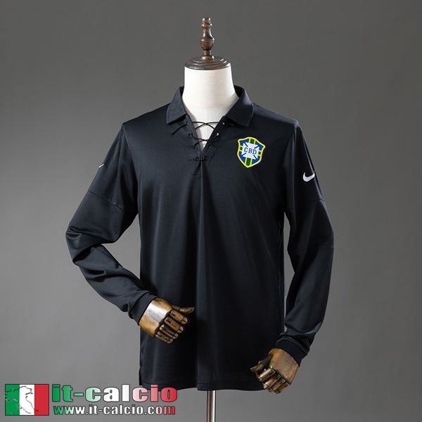 Retro Maglie Calcio Brasile Edizione speciale Uomo Manga Larga 2004 FG1188