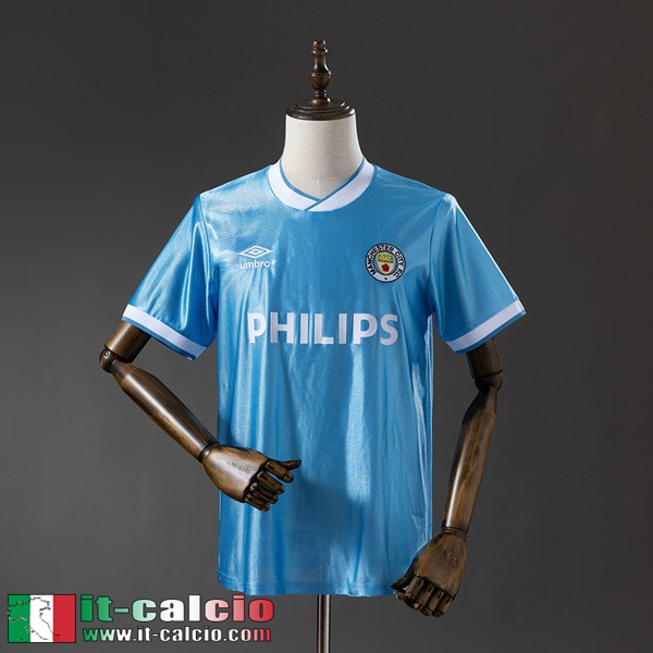 Retro Maglie Calcio Manchester City Prima Uomo 86 87 FG1212