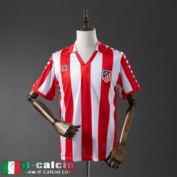 Retro Maglie Calcio Atletico Madrid Prima Uomo 82 83 FG1219