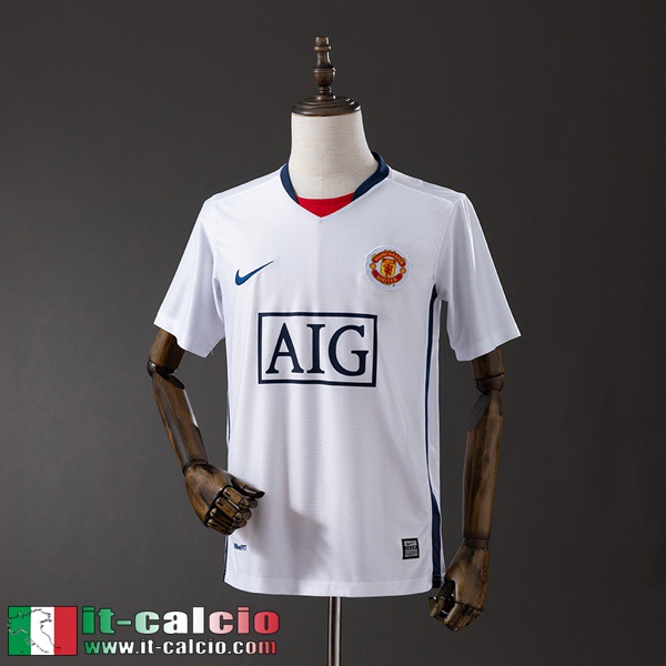Retro Maglie Calcio Manchester United Seconda Uomo 08 09 FG874