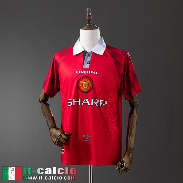 Retro Maglie Calcio Manchester United Prima Uomo 1996 97 FG875
