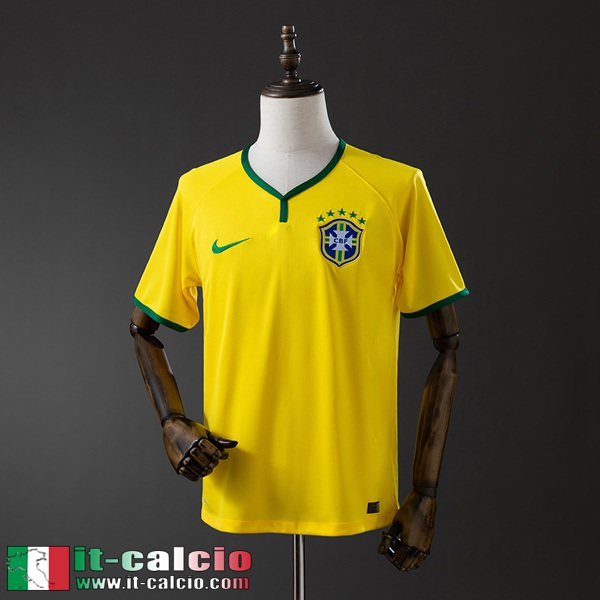 Retro Maglie Calcio Brasile Prima Uomo 2014 FG901