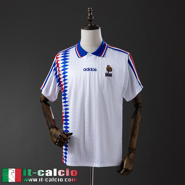 Retro Maglie Calcio Francia Seconda Uomo 1994 FG929