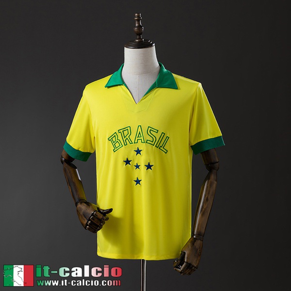 Retro Maglie Calcio Brasile Prima Uomo 1958 FG931