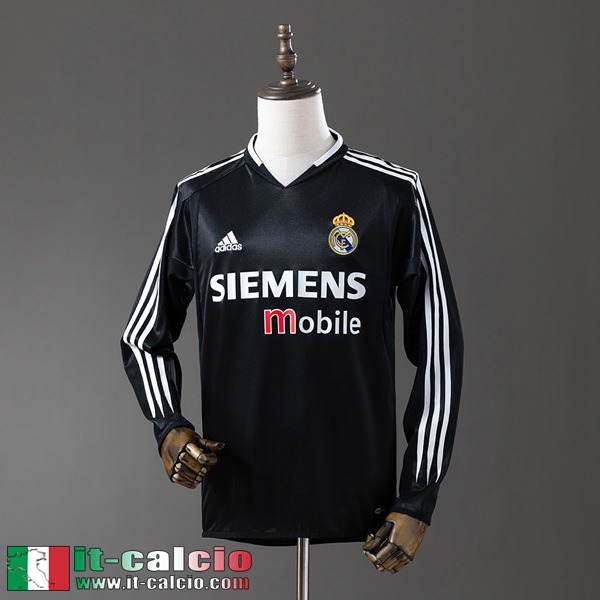 Retro Maglie Calcio Real Madrid Terza Uomo Manga Larga 04 05 FG953