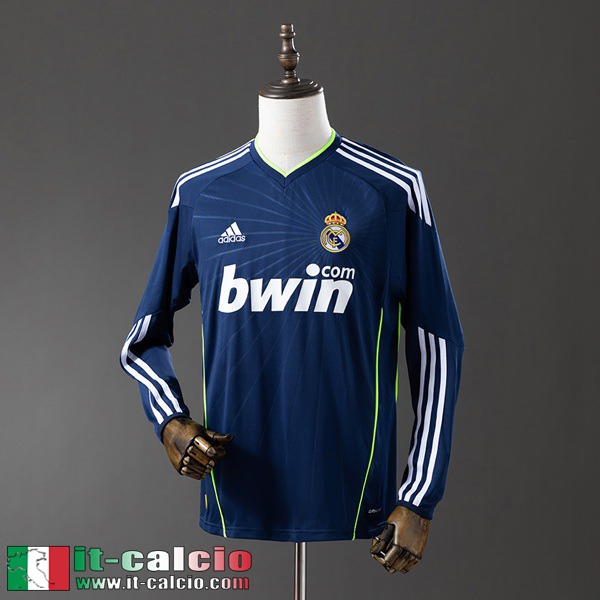 Retro Maglie Calcio Real Madrid Seconda Uomo Manga Larga 10 11 FG954