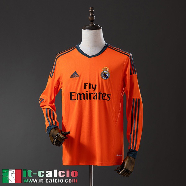 Retro Maglie Calcio Real Madrid Seconda Uomo Manga Larga 13 14 FG962