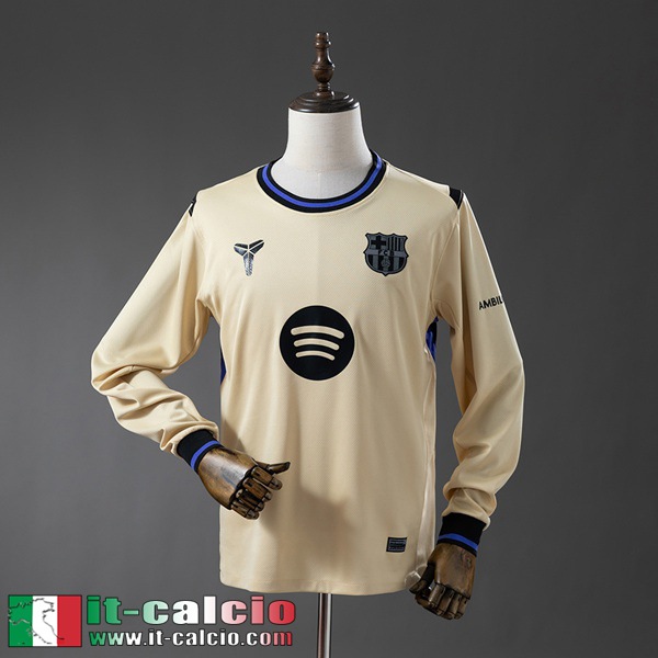 Maglie Calcio Barcellona Seconda Uomo Maniche Lunghe 25 26