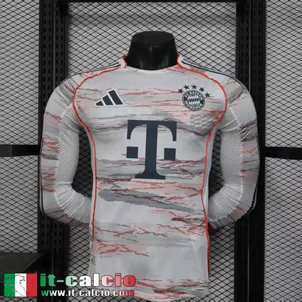 Maglie Calcio Bayern Monaco Seconda Uomo Maniche Lunghe 25 26