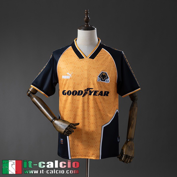 Retro Maglie Calcio Wolves Prima Uomo 96 98 FG1246