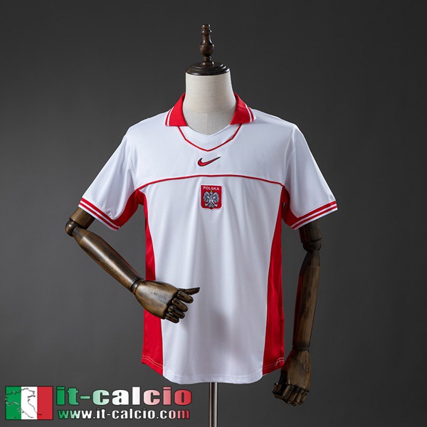 Retro Maglie Calcio Pologne Prima Uomo 1997 FG1277