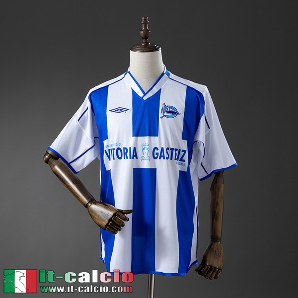 Retro Maglie Calcio Deportivo Alaves Prima Uomo 03 04 FG1288