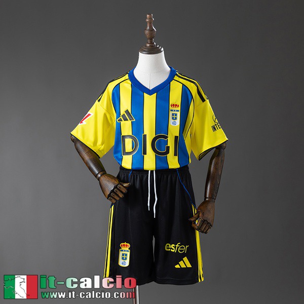 Maglie Calcio Oviedo Seconda Bambini 25 26