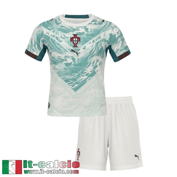 Maglie Calcio Portogallo Seconda Bambini 2026 Coppa Del Mondo
