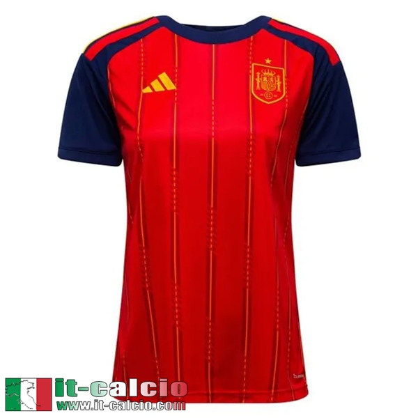 Maglie Calcio Spagna Prima Donna 2026 Coppa Del Mondo