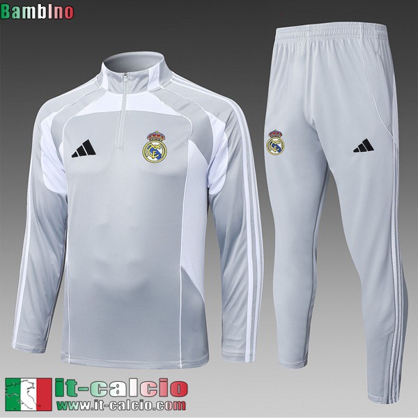 KIT: Tute Calcio Real Madrid Bambini 25 26 C975