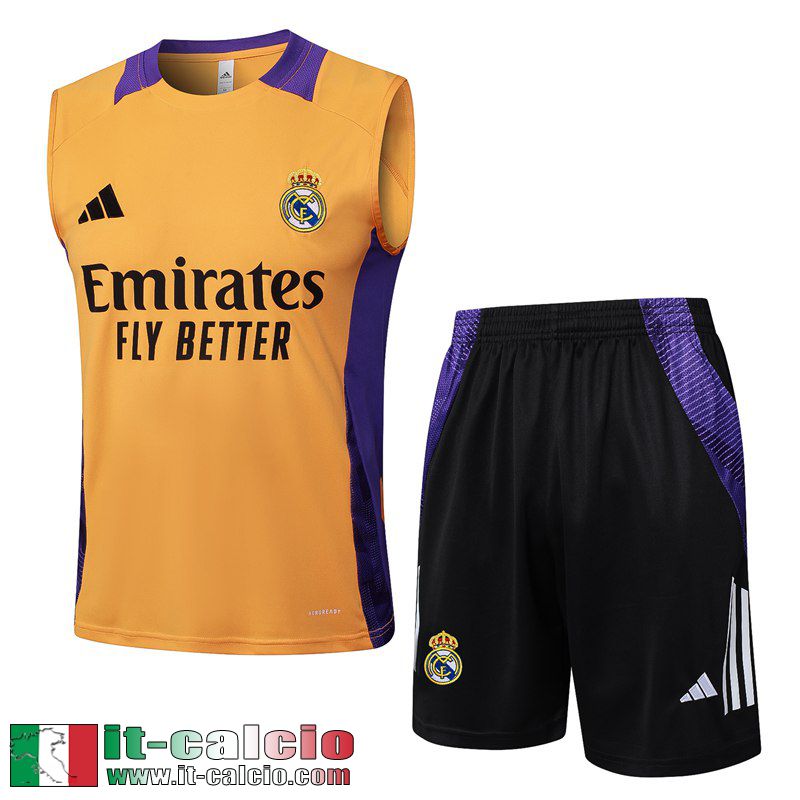Maglietta senza maniche Real Madrid Uomo 2024 2025 H328