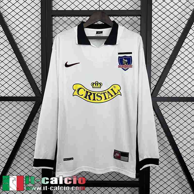 Retro Maglia Calcio Colo Colo Prima Uomo Manga Larga 97 98 FG699