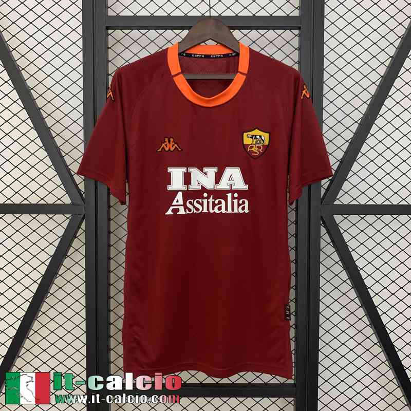 Retro Maglia Calcio Roma Prima Uomo 00 01 FG757