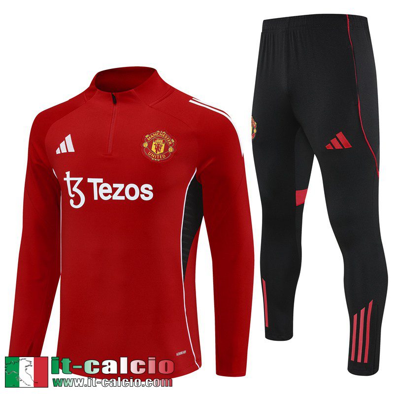 Tute Calcio Manchester United Uomo 25 26 A799