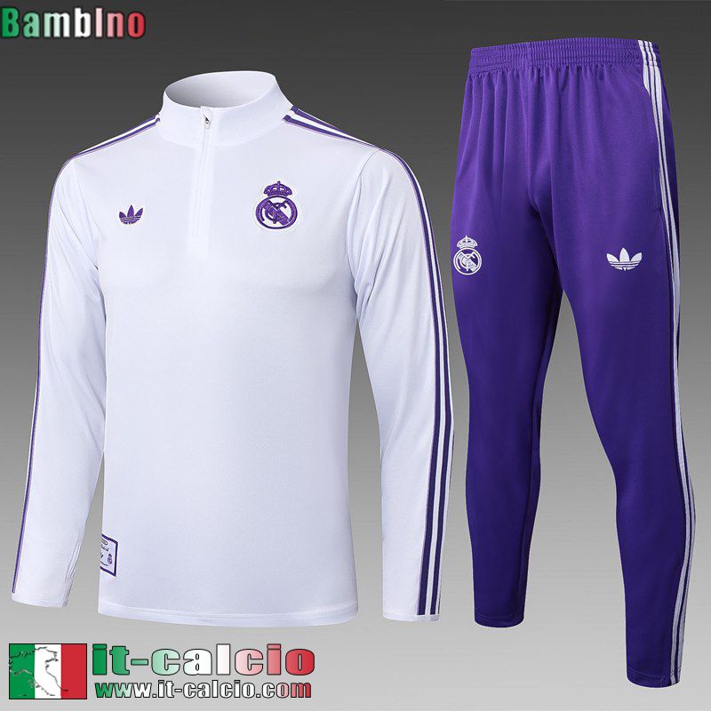 KIT: Tute Calcio Real Madrid Bambino 25 26 C677