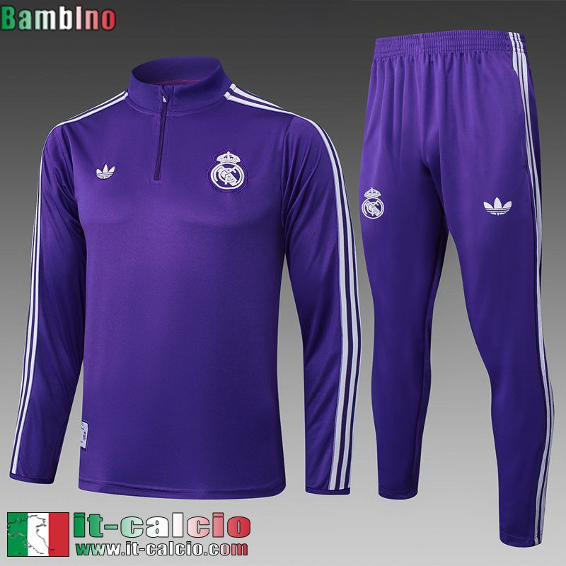 KIT: Tute Calcio Real Madrid Bambino 25 26 C680