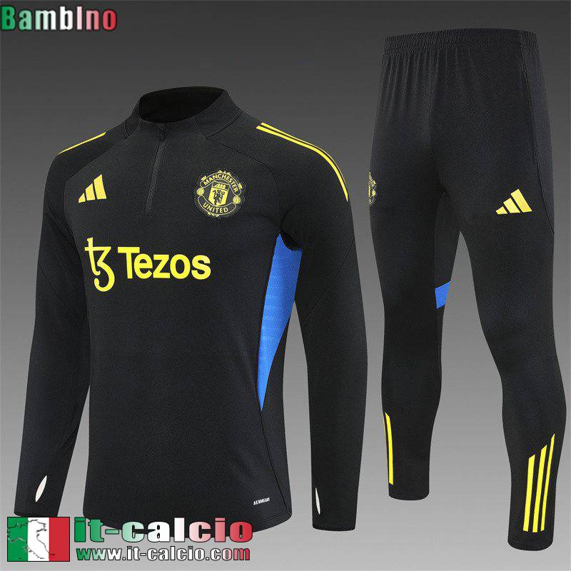 KIT: Tute Calcio Manchester United Bambino 25 26 C700
