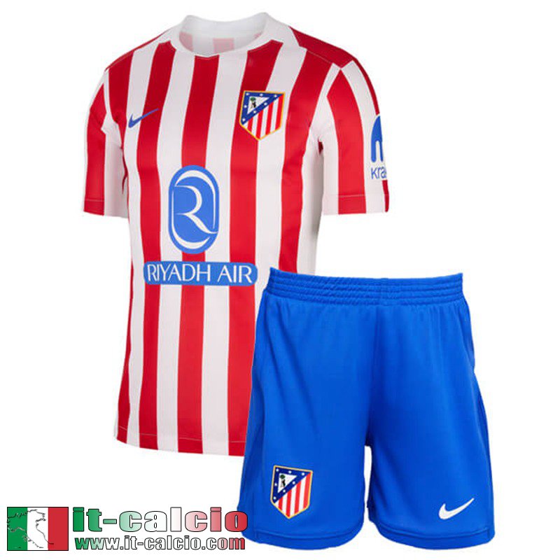 Maglie Calcio Atletico Madrid Prima Bambini 25 26